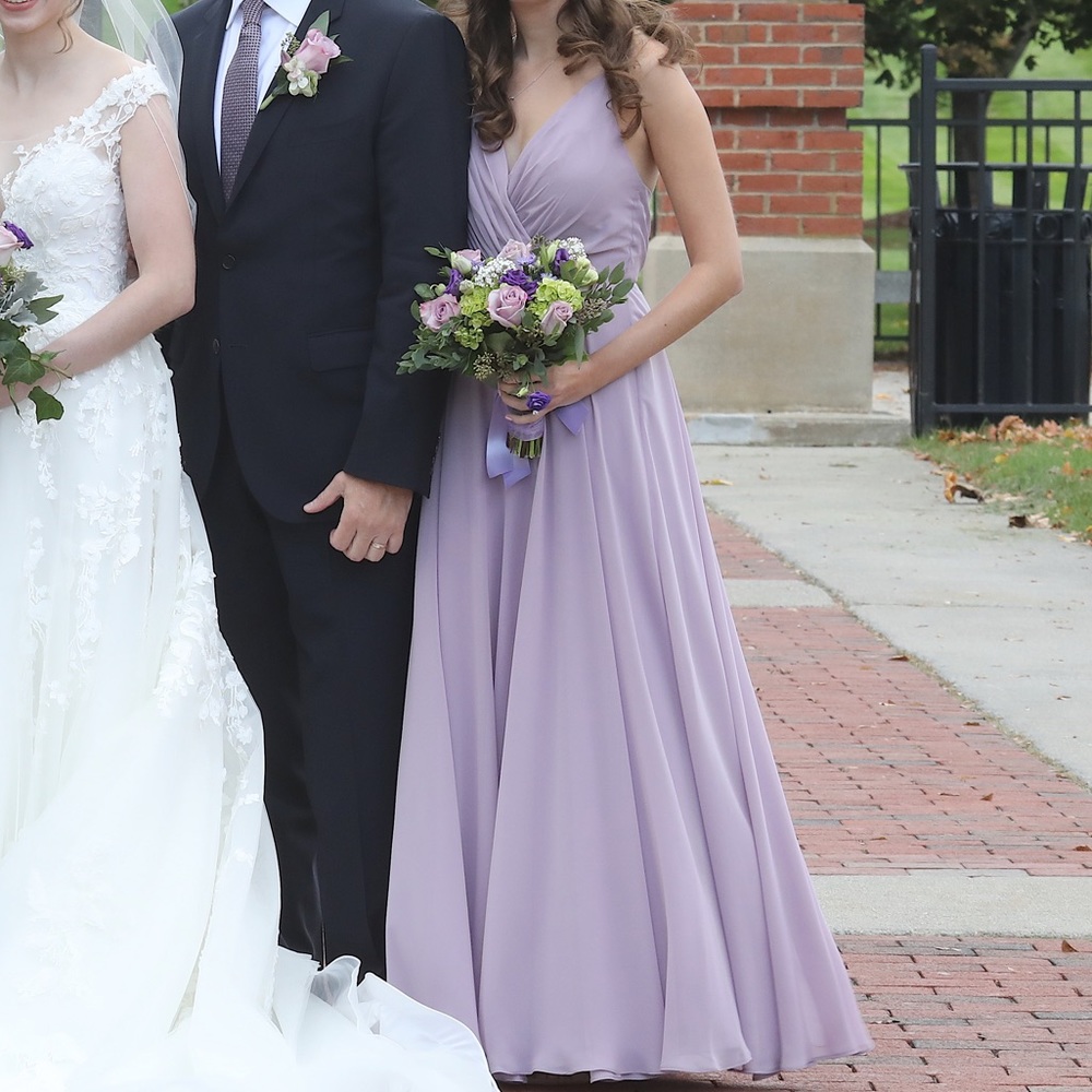 David’s Bridal Bridesmaid Dress - Lavender Haze